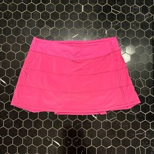 Pink lululemon tennis skirt